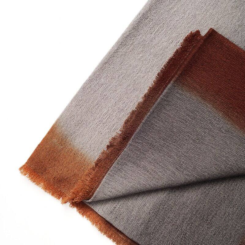 Simply Taupe Brown Gray Hand Spun Merino Handloom Throw