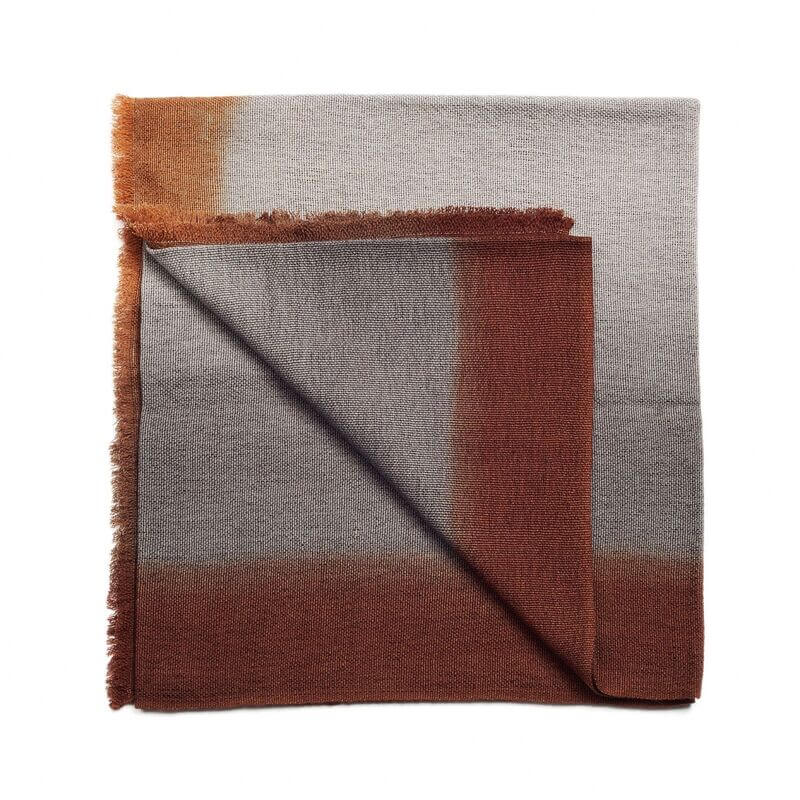 Simply Taupe Brown Gray Hand Spun Merino Handloom Throw